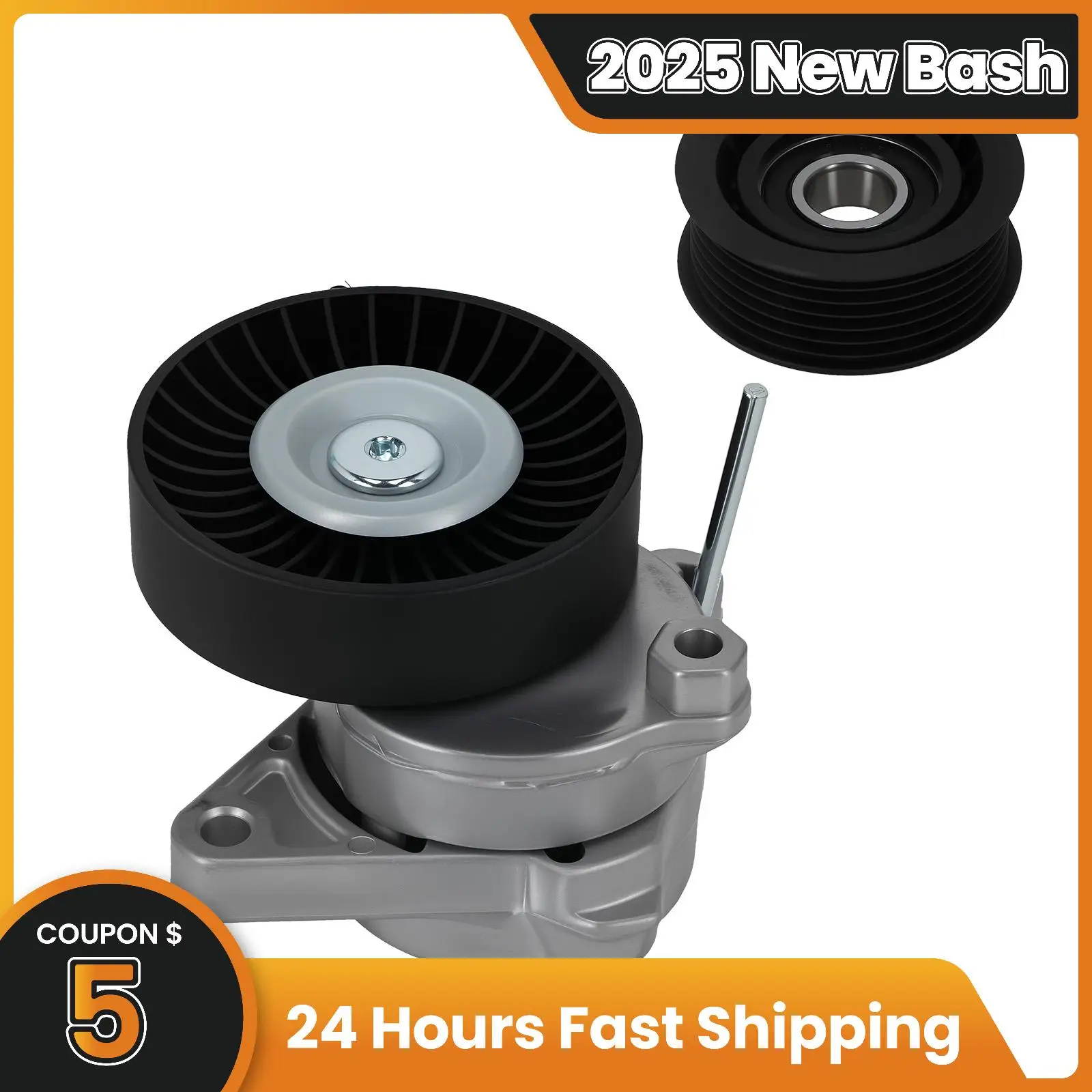 Belt Tensioner Idler Pulley for Mercedes-Benz CLK320 1998-2005 1122000870