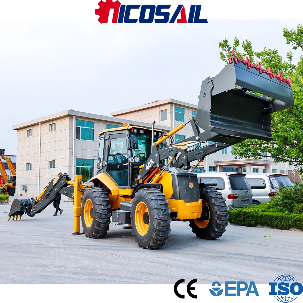 

Экскаватор-погрузчик 4CX с сертификатом CE, Euro 5, многофункциональный, компактный, высокоэффективный для фермерских хозяйств и строительных площадок