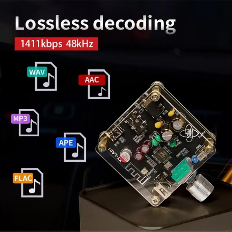 5HA LA01 HIFI Decoding Board Car Radio Module Music Player Support USB Amplifier