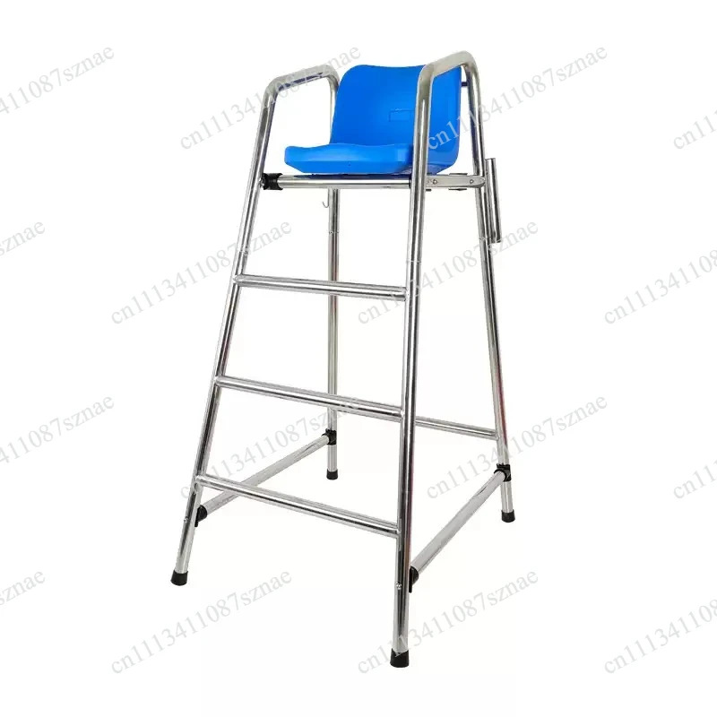 304 Stainless Steel Swimming Pool Lifeguard Chair, Elevated Observation Deck for Safety Monitoring