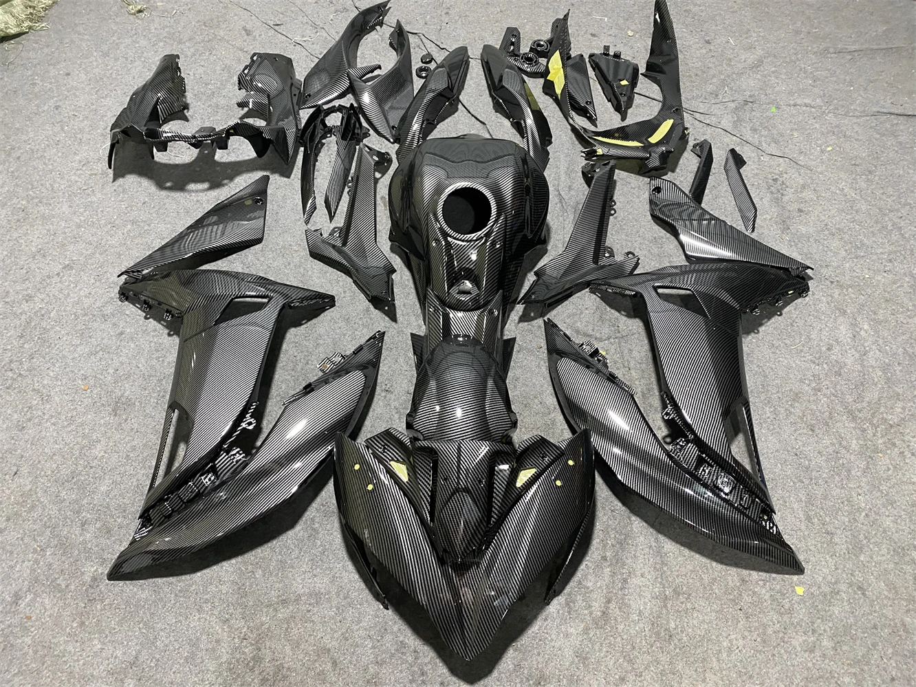 Motorcycle fairing fits Ninja 650 2017 2018 2019 ER6F ZX650 17 18 19 Body fairing Carbon fiber painted motorcycle shell