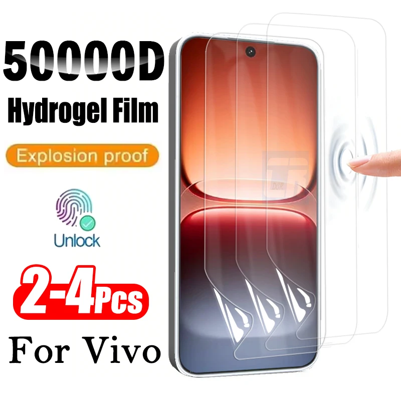 

Мягкая силиконовая гидрогелевая пленка из 2-4 частей для Vivo iQOO 15, 13, 12, 11, защитная пленка для экрана iQOO Z11, Z10, Z9 Turbo+ Pro, защитная пленка