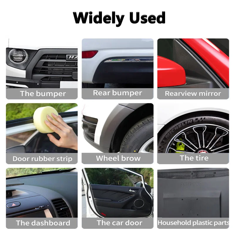 Auto Plastic Restorer Back To Black Gloss Car Cleaning Products Plastic Leather Restore Car Polish &Repair Coating Renovator - Image 6