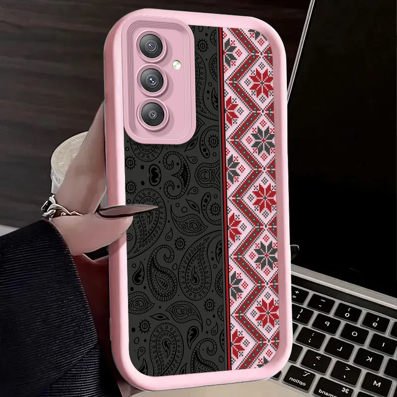 خمر الجرافيك الطوطم قضية الهاتف لسامسونج غالاكسي A54 A05 A05S A34 A24 A14 A53 A33 A23 A13 A52 A52S A71 A51 A31 A50 الغطاء الخلفي