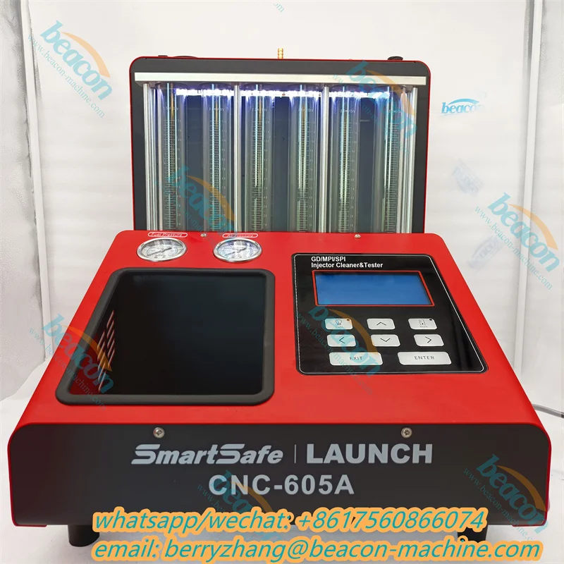 Ultrasonic Gdi Fuel Injector Cleaner CNC605A Gasoline Injector Testing Cleaning Equipment