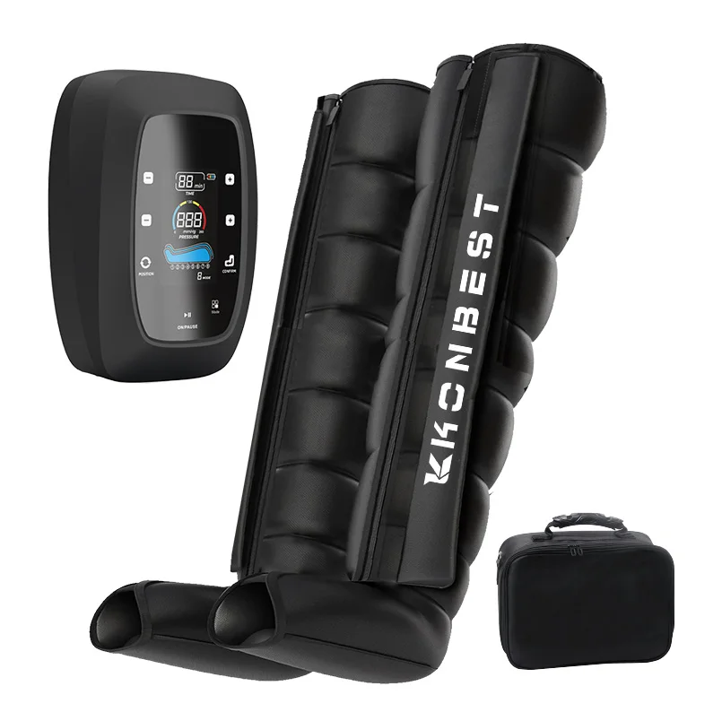 8 Chambers Sports Recovery Boots Air Pressure Pneumatic Compression Massage Therapy Device Leg Arm For Lymphedema