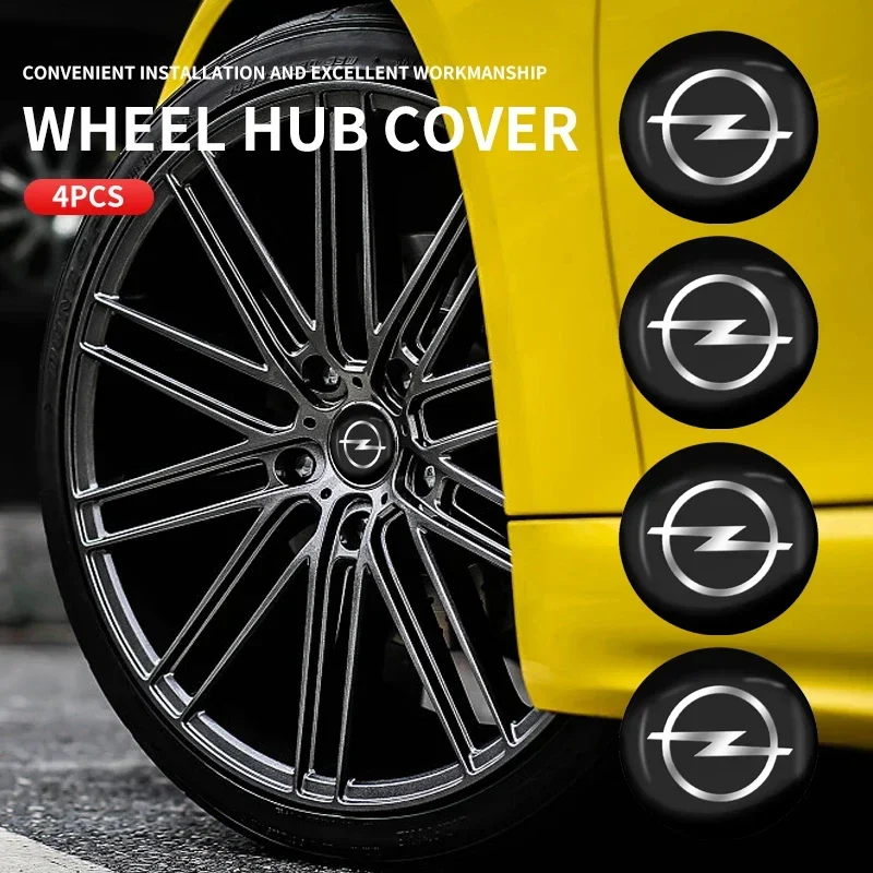 4Pcs 56mm Car Wheel Stickers Center Hub Cap Car Emblem Badge Decal For Opel Insignia Astra G J F K Vectra C H Corsa C B D Omega