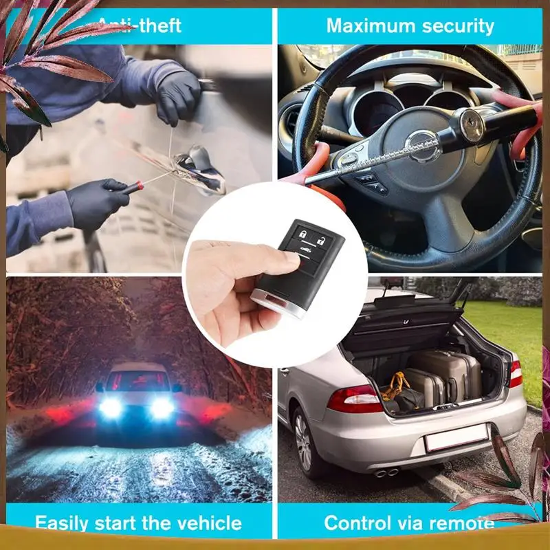 AB59-chave do carro fob keyless entrada remoto 315mhz m3n5wy7777a para corvette 2008-2013 4 botões