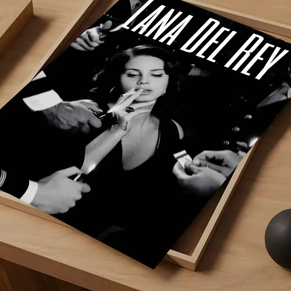 المغني L-Lana Del Rey ملصق جودة عالية طباعة ديكور المنزل جدار الفن جدارية غرفة زخارف للحانات