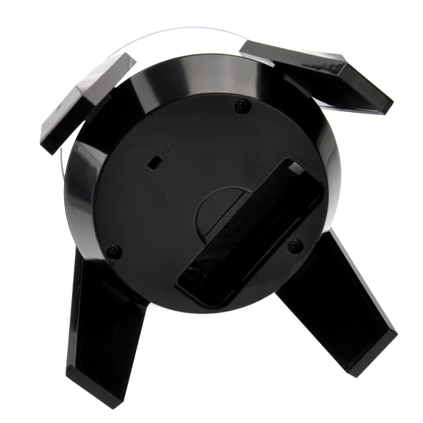 

Solar Powered 4 Built-in Panels Rotating 360 Degree Display Stand Turntable for Cell Phone Watch Jewelry Black Solar Display