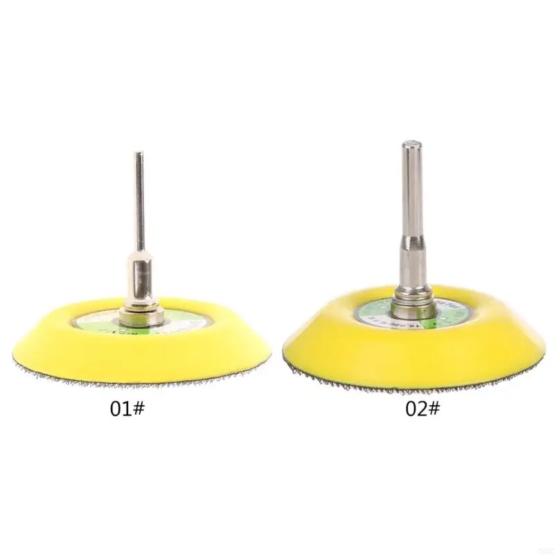 T8UC 3''75mm Sander Disc Sanding Buffing Polish Backing Pad Pelat Pendukung 3/6mm Shank