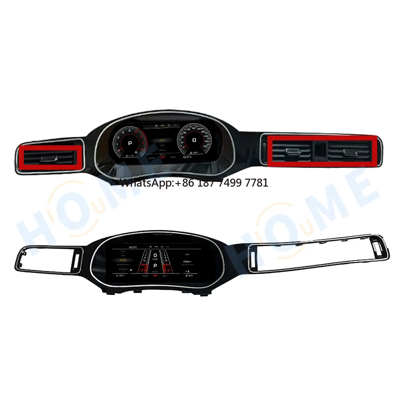 

LCD Speed Cluster Dashboard for .Jetta MK6 2012-2018 10.25 " Speedometer Panel Virtual Cockpit Digital Dashboard