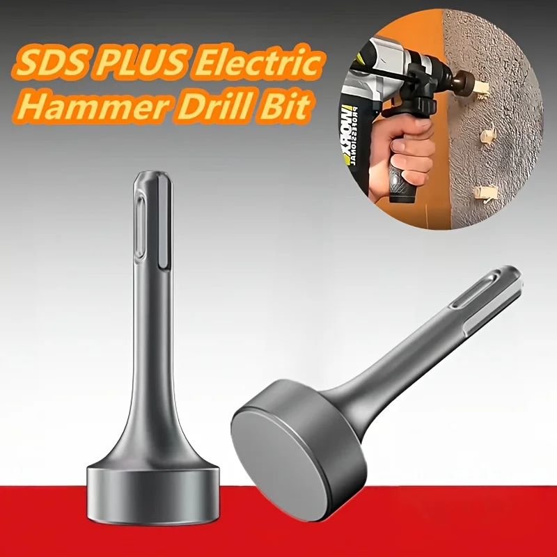 

SDS Plus Ground Rod Driver Heavy Duty Hardened Steel Earth Stake Driver for 5/8" 3/4" Ground Rods Fits Rotary Hammer Drill