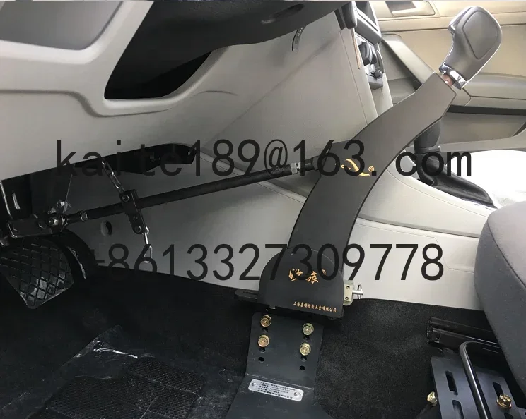

Disabled driver's car assistance manual driving fully manual control modification without holes installation modification parts