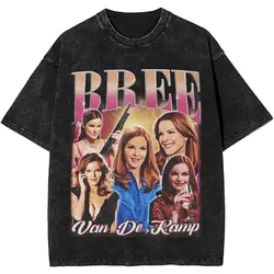 Vintage Bree Van De Kamp Bootleg Shirts Streetwear Men Women Desperate Housewives Novelty T-Shirt Cotton Harajuku Streetwear