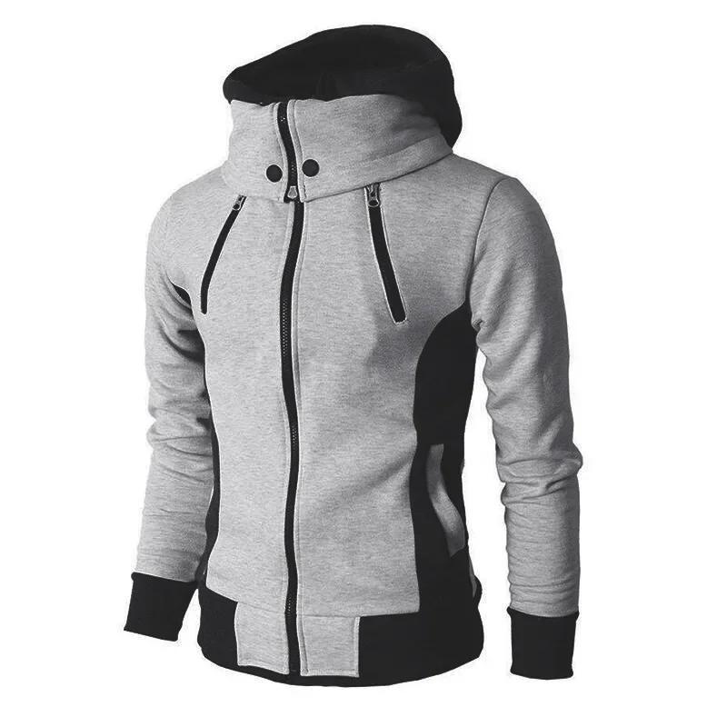 

Men Jackets 2024 Autumn Winter Thermal Fleece Zip Up Sports Hooded Coats Windproof Hiking Outdoor Male Casual Outerwear