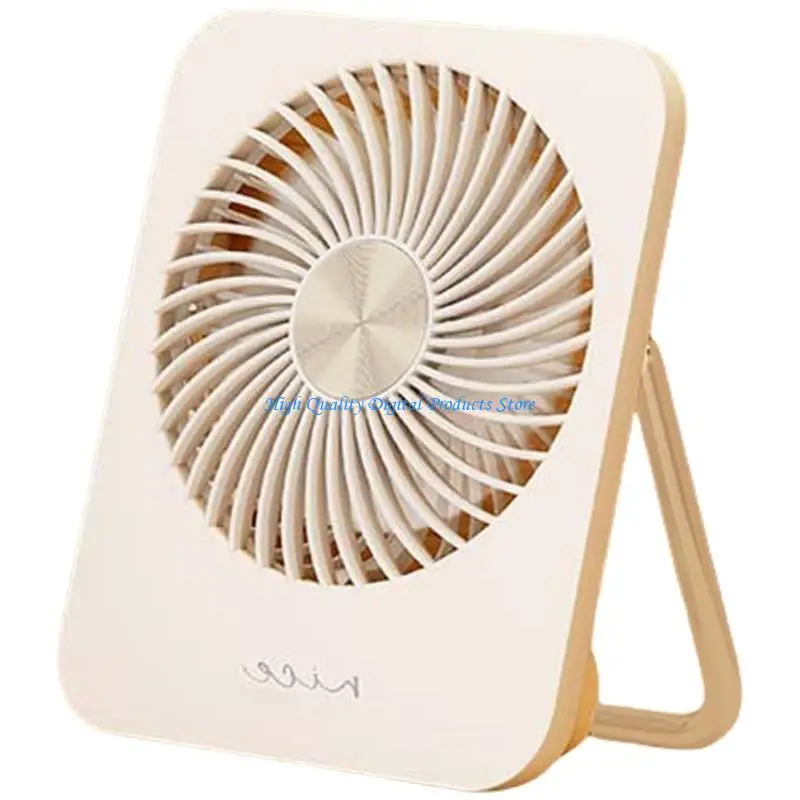U2JE USB Desk Fan, 3 Speed Personals Small Desktt Table Quiet USB -fan voor thuis