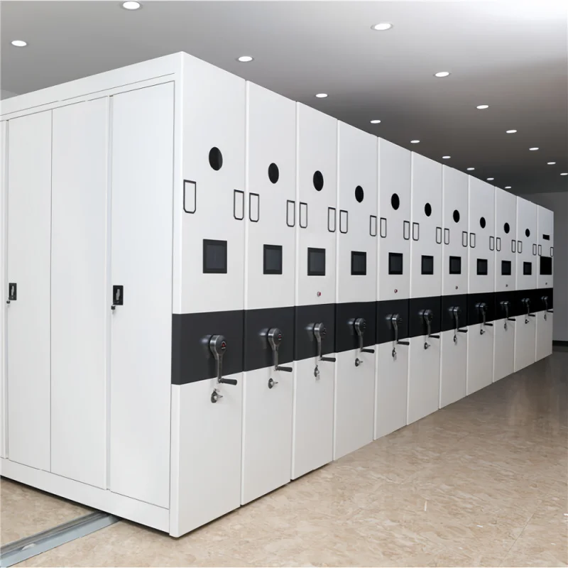 custom.Best Selling Intelligent Steel Movable Racks Dense Cabinets Display Screens Modern Design Adjustable School Hospital