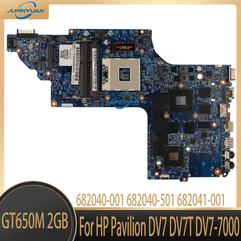 

682040-001 682040-501 682041-001 For HP Pavilion DV7 DV7T DV7-7000 Laptop Motherboard HM77 DDR3 GT650M 2GB