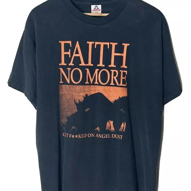 

Винтажная футболка Faith No More, перепечатка 90-х годов, концерт, черная, S 5Xl