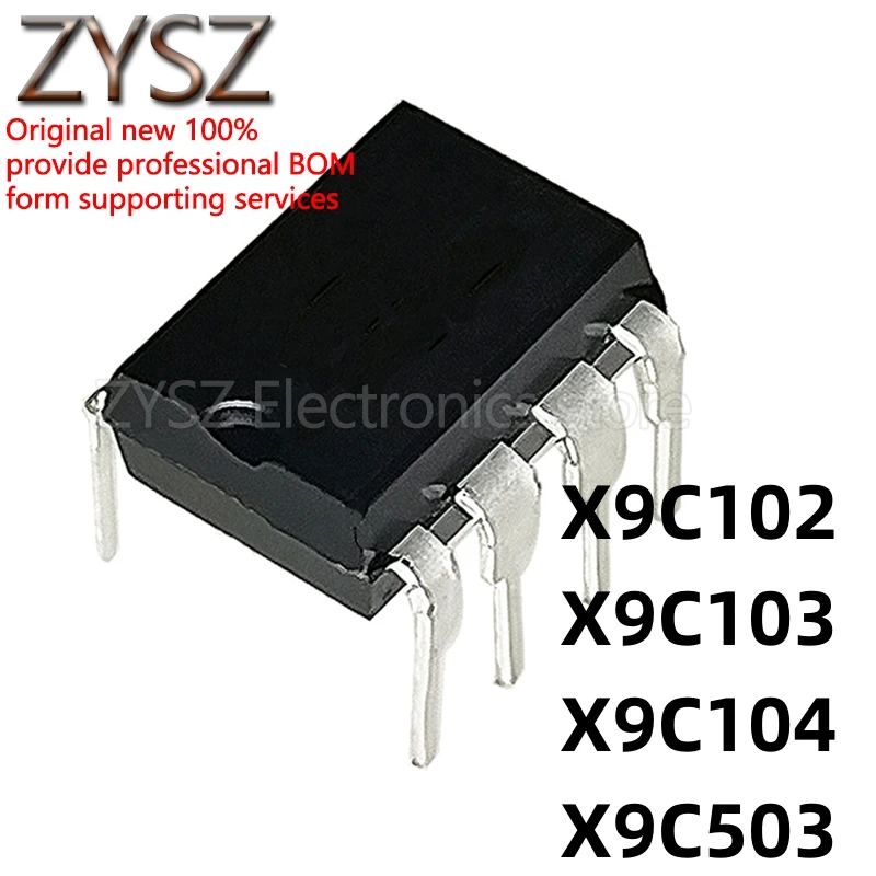 5PCS X9C102 X9C103 X9C104 X9C503 P PIZ PZI IZ I Chip IC Inline DIP8