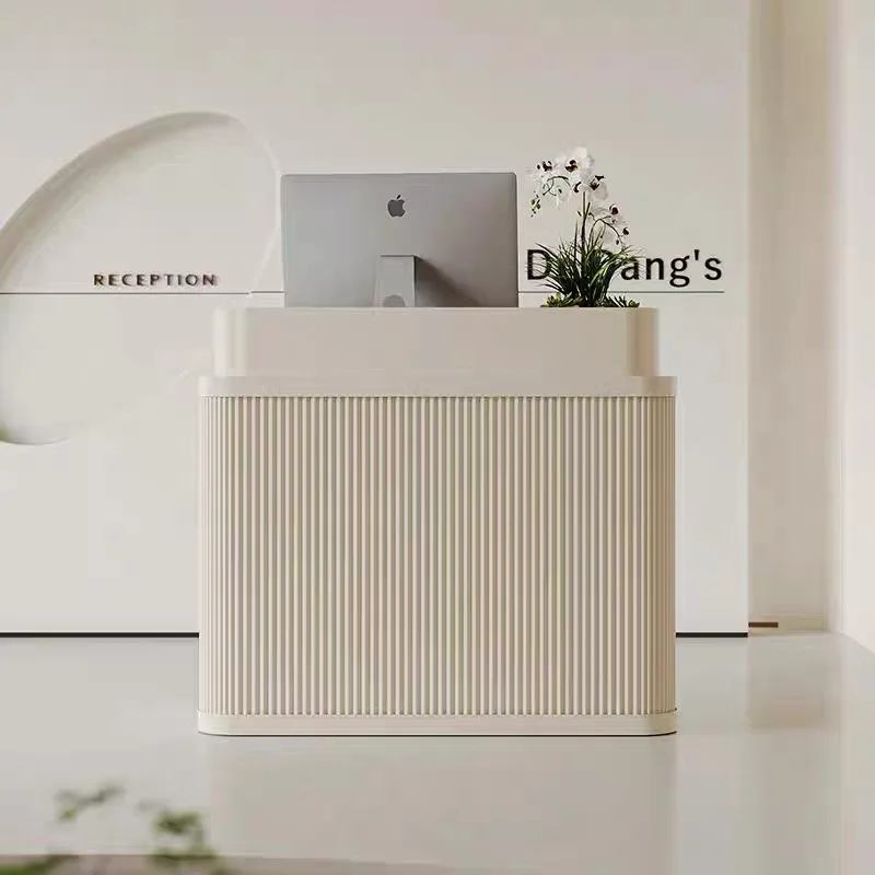Hotel cashier welcome table simple small guide bar restaurant beauty salon front desk reception desk