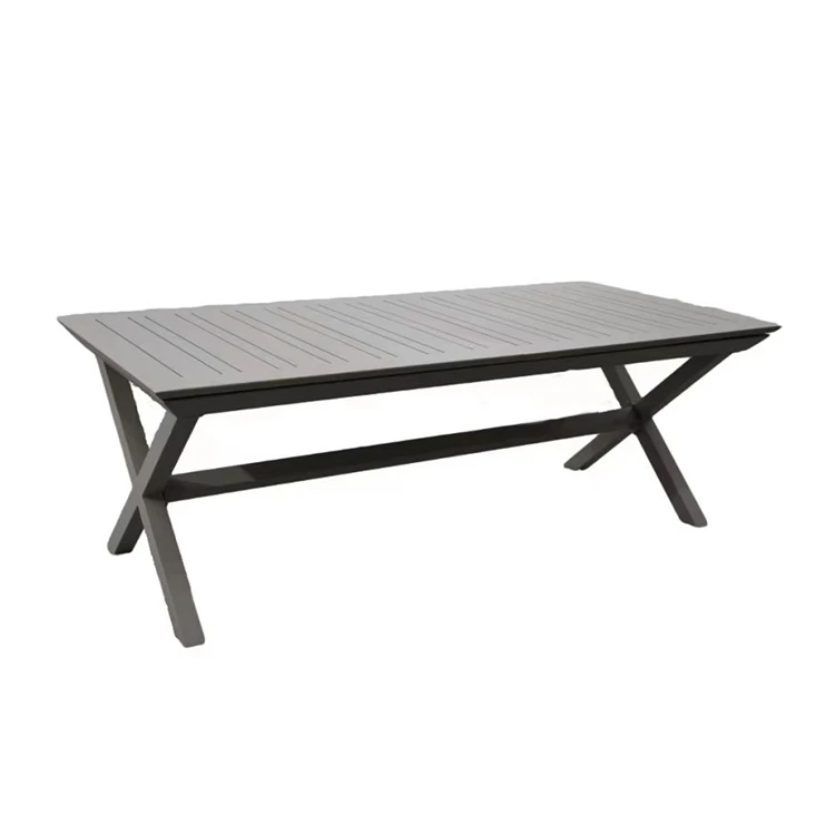 Model Style butterfly System Extendable Garden Outdoor Furniture Aluminum Extension Table Garden Dining Table