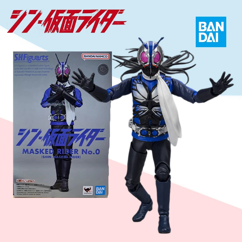 

Bandai Original box S.H.Figuarts SHF SHINE MASKED RIDER NO 0 Action Anime Figure model kit finished toy gift for kids