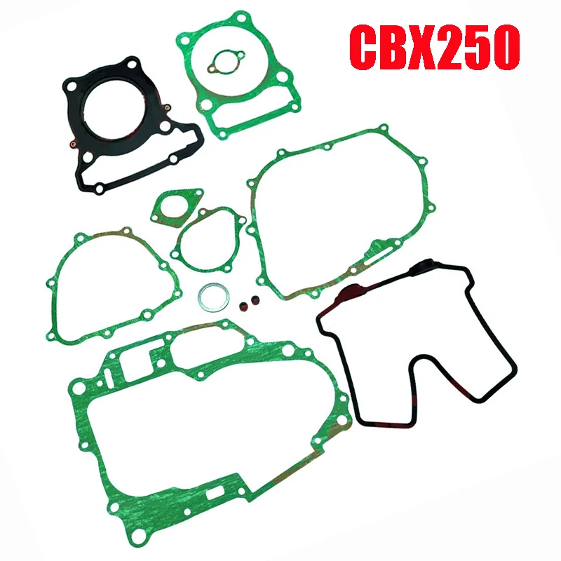 Juego Completo de Juntas para Motocicleta Honda Sundiro Qjmotor Lifan de CBX250 XR250 TORNADO-250 XLR250 CM250, Junta del Cárter del Motor