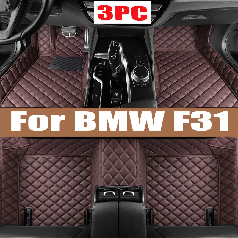 

Artificial Leather Custom Car Floor Mats for BMW F31 Touring 3 Series 2011-2019 Year Interior Details Car Accessories Carpet