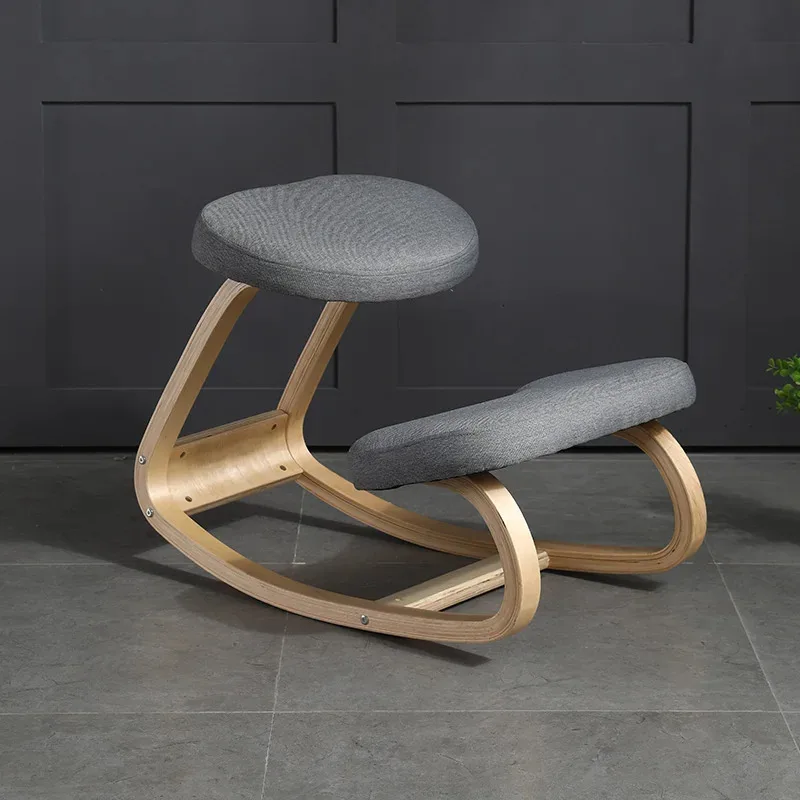 New Upgrade Ergonomic Kneeling Chair Home Stool Living Room Furniture Wooden Computer Posture Chair Anti-Hunchback Office Chair