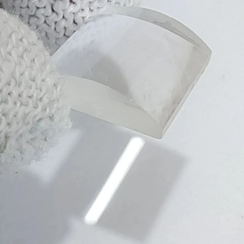 Lente cilíndrica plano convexa 20x9mm 20x22mm k9 espessura de vidro óptico 5.65mm comprimento focal 30mm lente de condensação