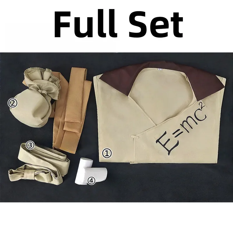 Anime Senku Ishigami Cosplay Costume Wig Sets Halloween Senku Ishigami Role Play Suit Comic Con Clothing