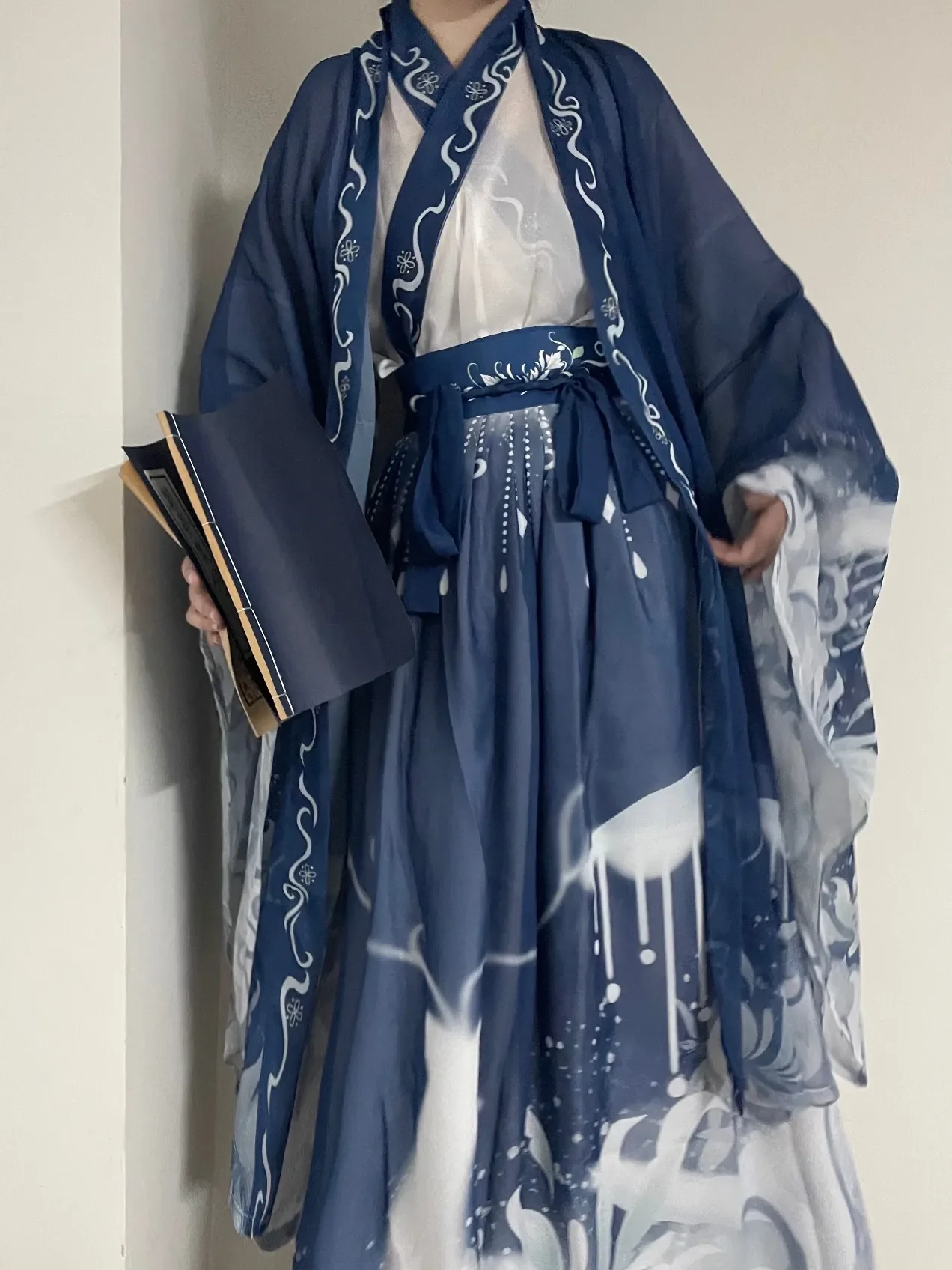 Costume Hanfu Traditionnel Chinois des Prairies pour Femme, Vêtements de brev, Robe Folklorique, Dégradé, Original, Remise de Diplôme, 3Pcs