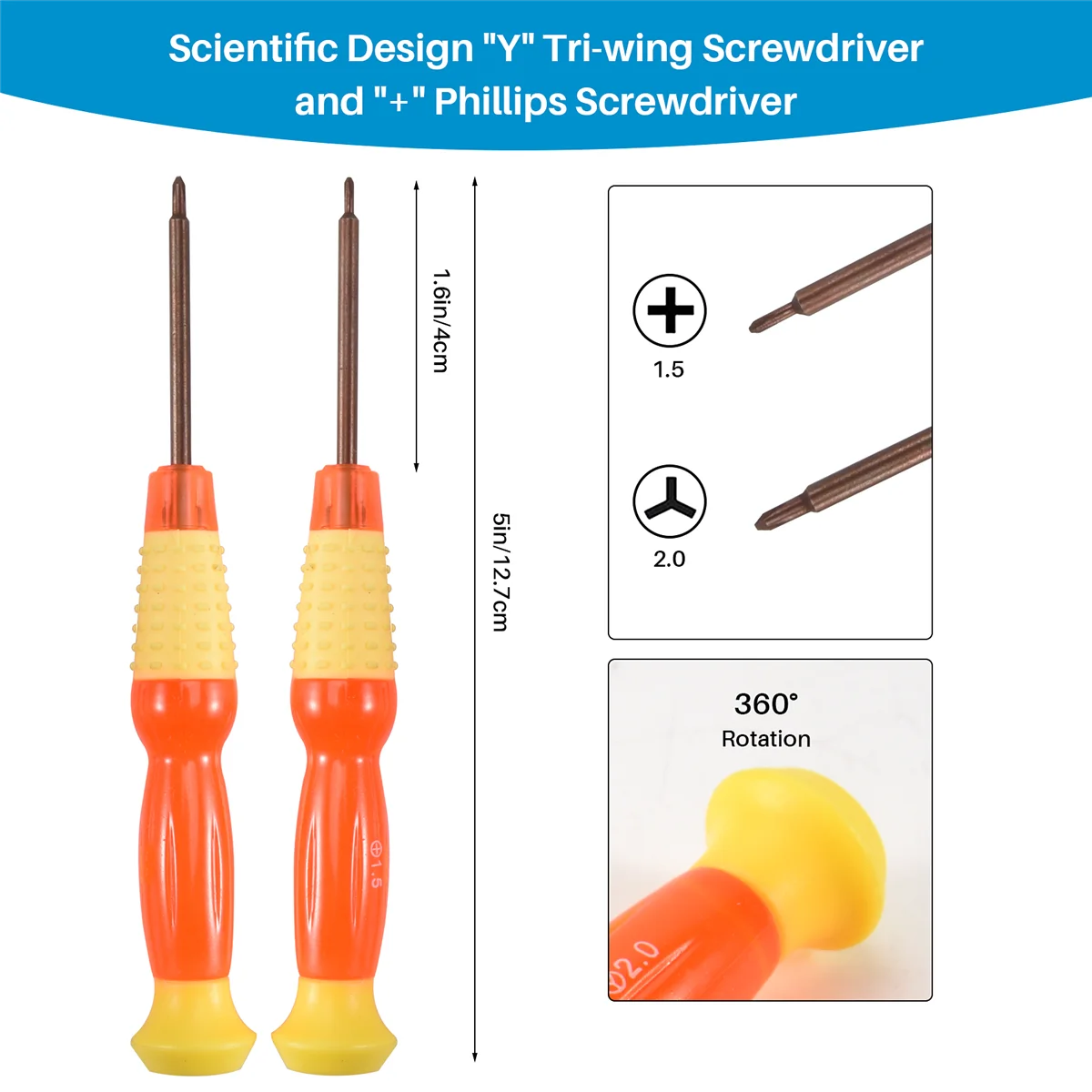 New 2-Pack for Joycon Joystick Replacement,Analog Thumb Stick Repair Kit for , with Screwdriver