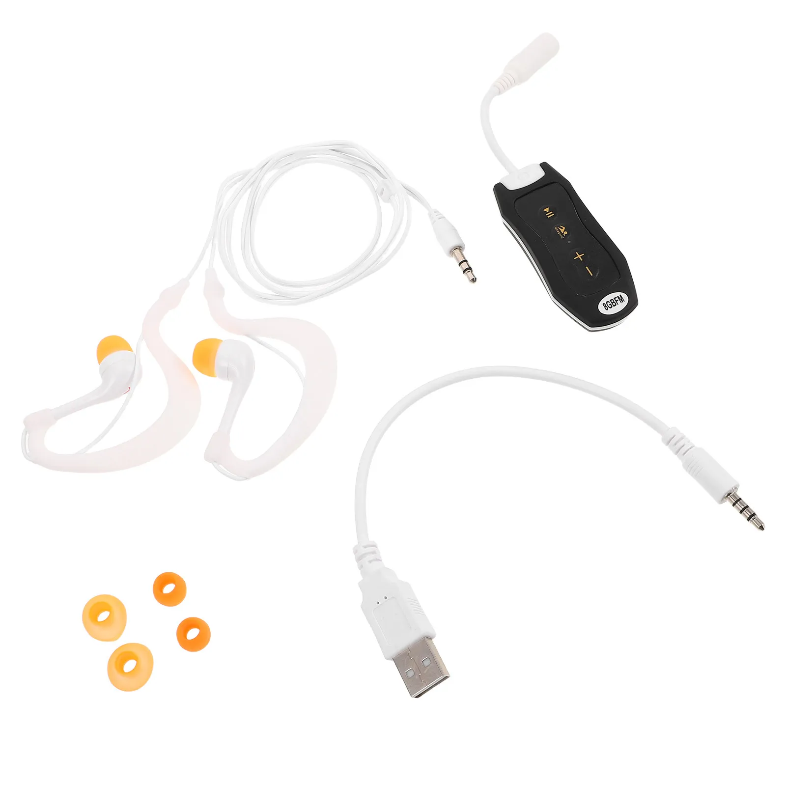 

Waterproof Earphones Clip Sports Mp3 Player Swimming Running Gym Lightweight Comfortable Wired Headphones Outdoor Waterproof