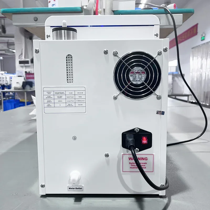 PEM Tech 1500 ml H2-Inhalator, brauner Generator, Wasserstoff-Inhalationsmaschine, 3000 ml Wasserstoff-Mollekular-Inhalationsgenerator