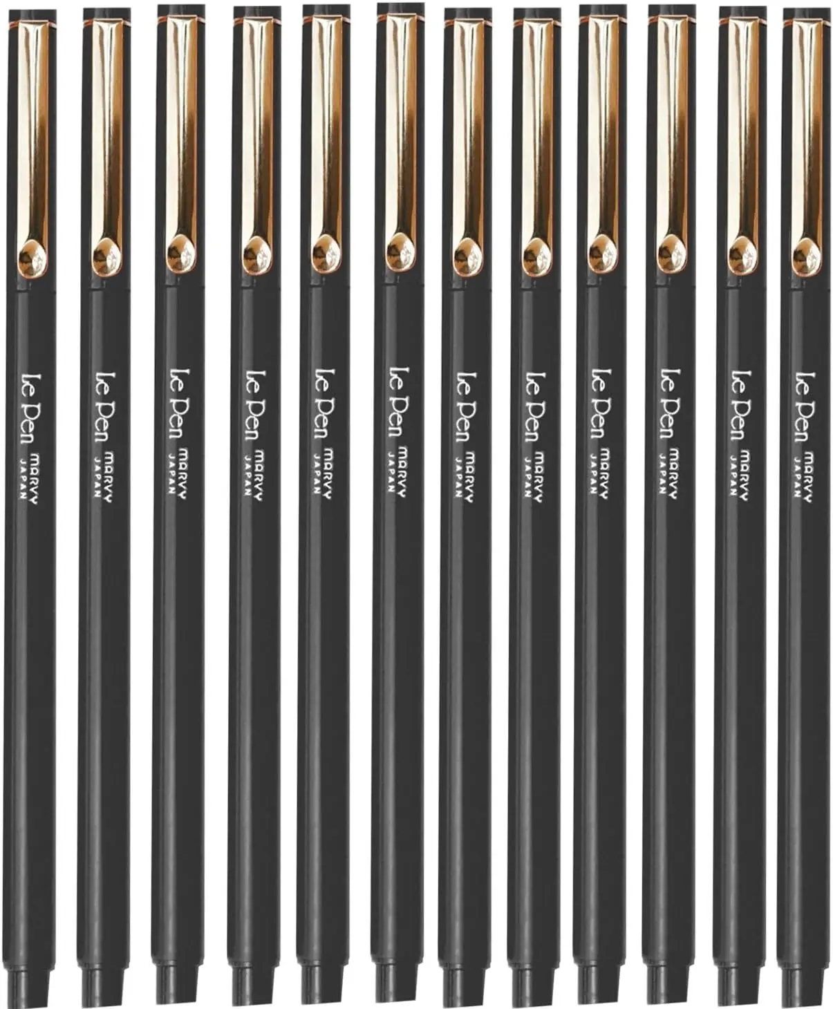 

Premium Black Pens, 12-Pack Fine Point for Smooth Writing, Ideal for Office & School Use