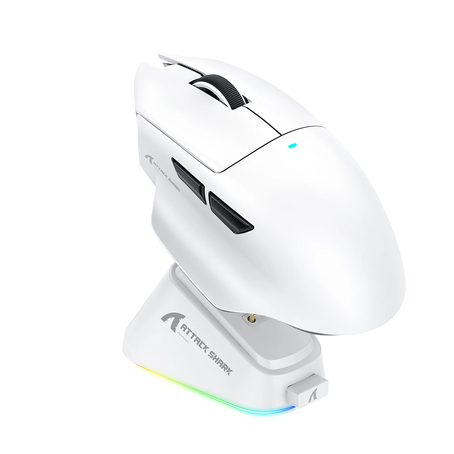 

Игровая мышь Attack Shark V6 Tri-Mode, беспроводная, ультралегкая (65 г), сенсор PAW3311, RGB-подсветка, магнитная зарядная док-станция, частота опроса 1000 Гц, аккумулятор 500 мАч
