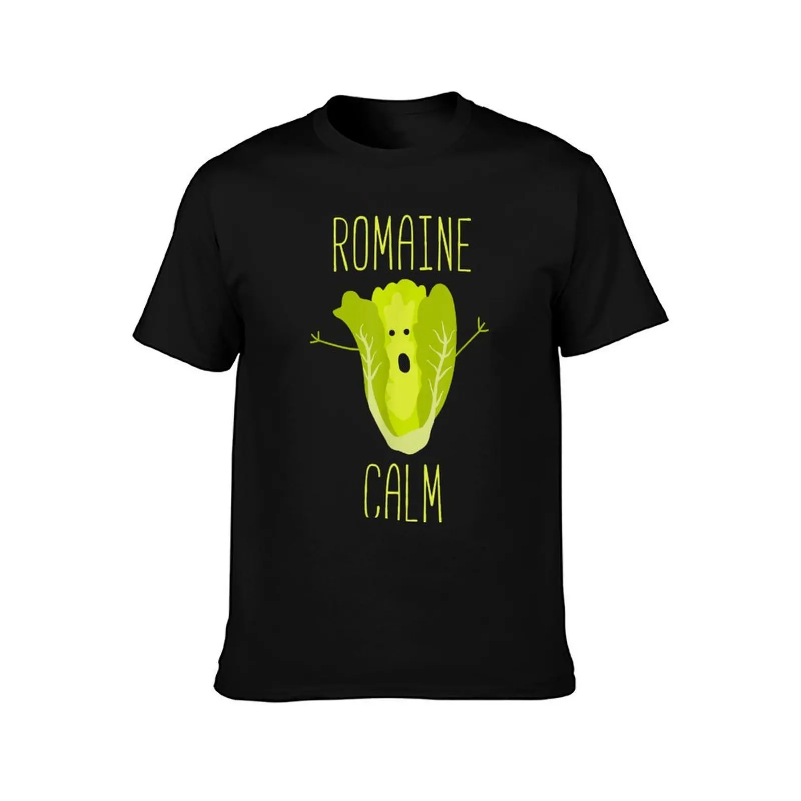 Funny Gardening Pun Romaine T-Shirt, Summer Casual Cotton Tee, Oversized Streetwear Tops, Vintage Graphic Print, 100% Cotton