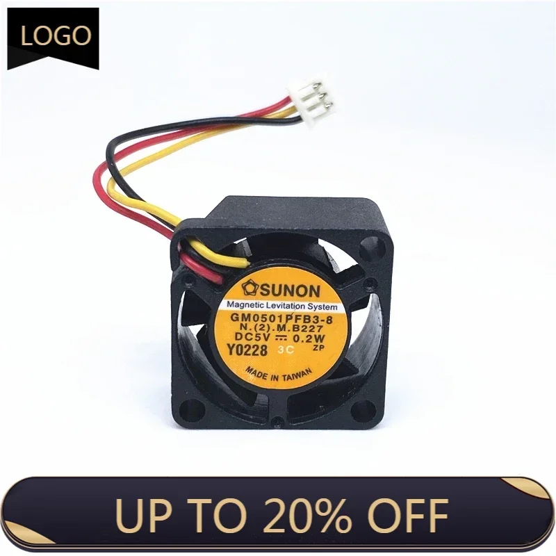 pa SUNON 2010 20MM 2cm 5V 0.2w  20 * 20 * 10 MM Cooling Fan  Mini Laptop Fan Ball  GM0501PFB3-8