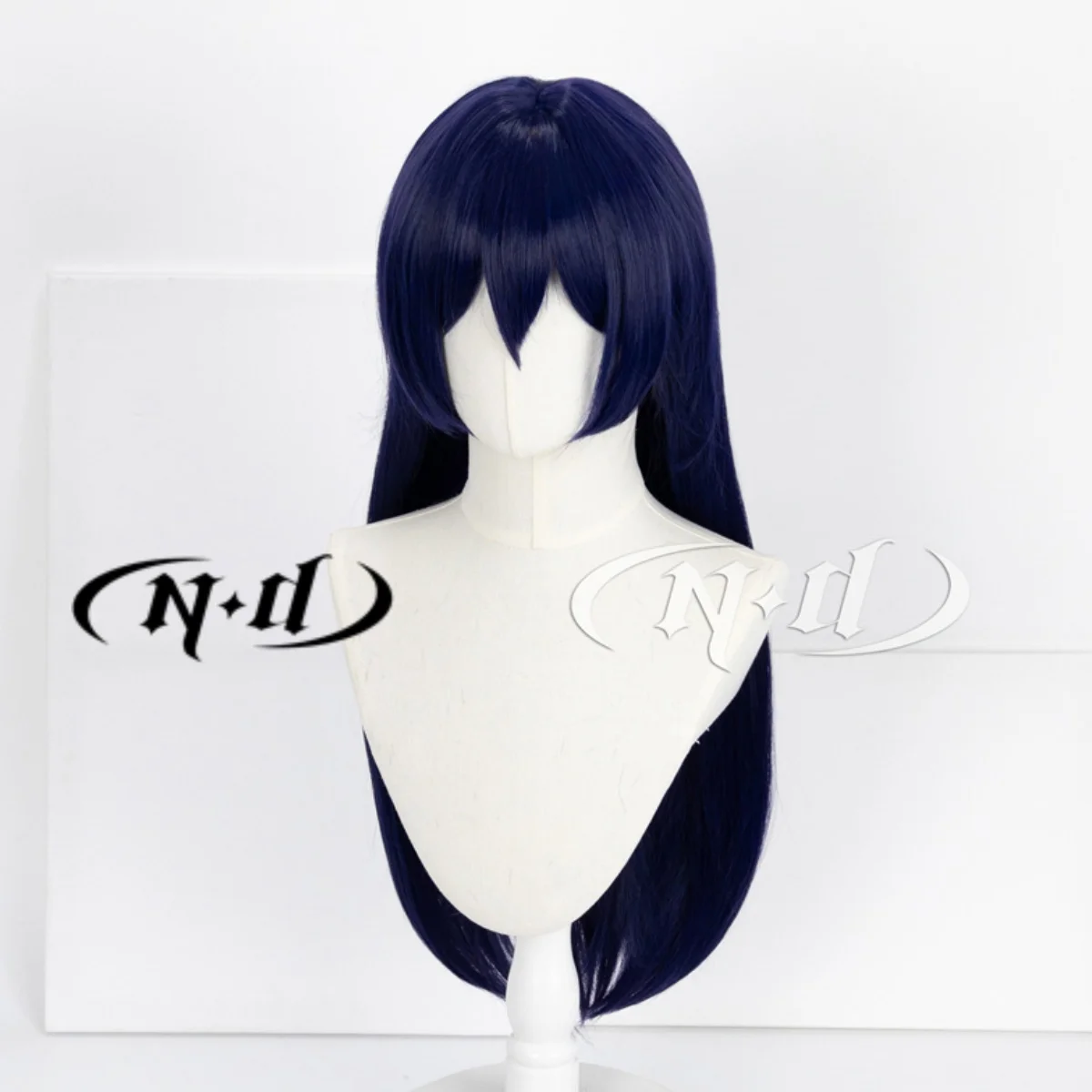 أنيمي الحب يعيش!! شعر مستعار طويل من أومي سونودا ، شعر مستعار أزرق وأسود ، إكسسوارات زي تنكري ، حفلة تجميع ، شعر مستعار مقاوم للحرارة