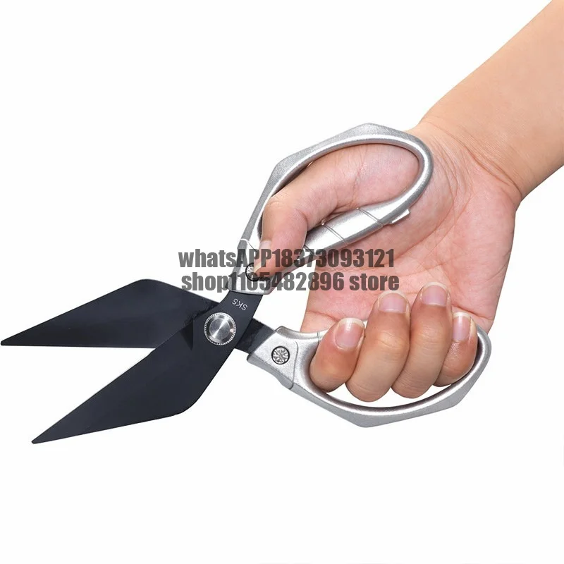 Titanium Metal Household Kitchen Scissors, Sharp Bone Scissors,  Powerful Chicken Bone Scissors