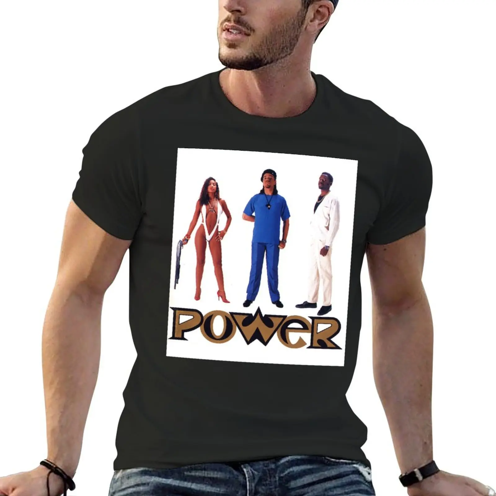 

Power T-Shirt anime blue archive quick-drying t shirt men 100℅ cotton