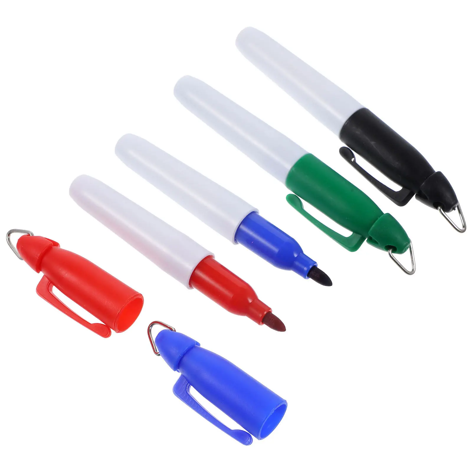 4Pcs Golf Alignment Tool Ball Marker Putting Aid for Accurate Consistent Marking Reusable Plastic Stencil with Ball Clamp