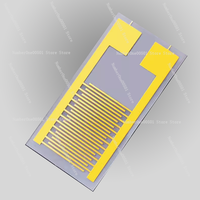 Flexible PET Interdigital Electrode Capacitance Array Gas Bio-Humidity Sensor Chip Smart Wear