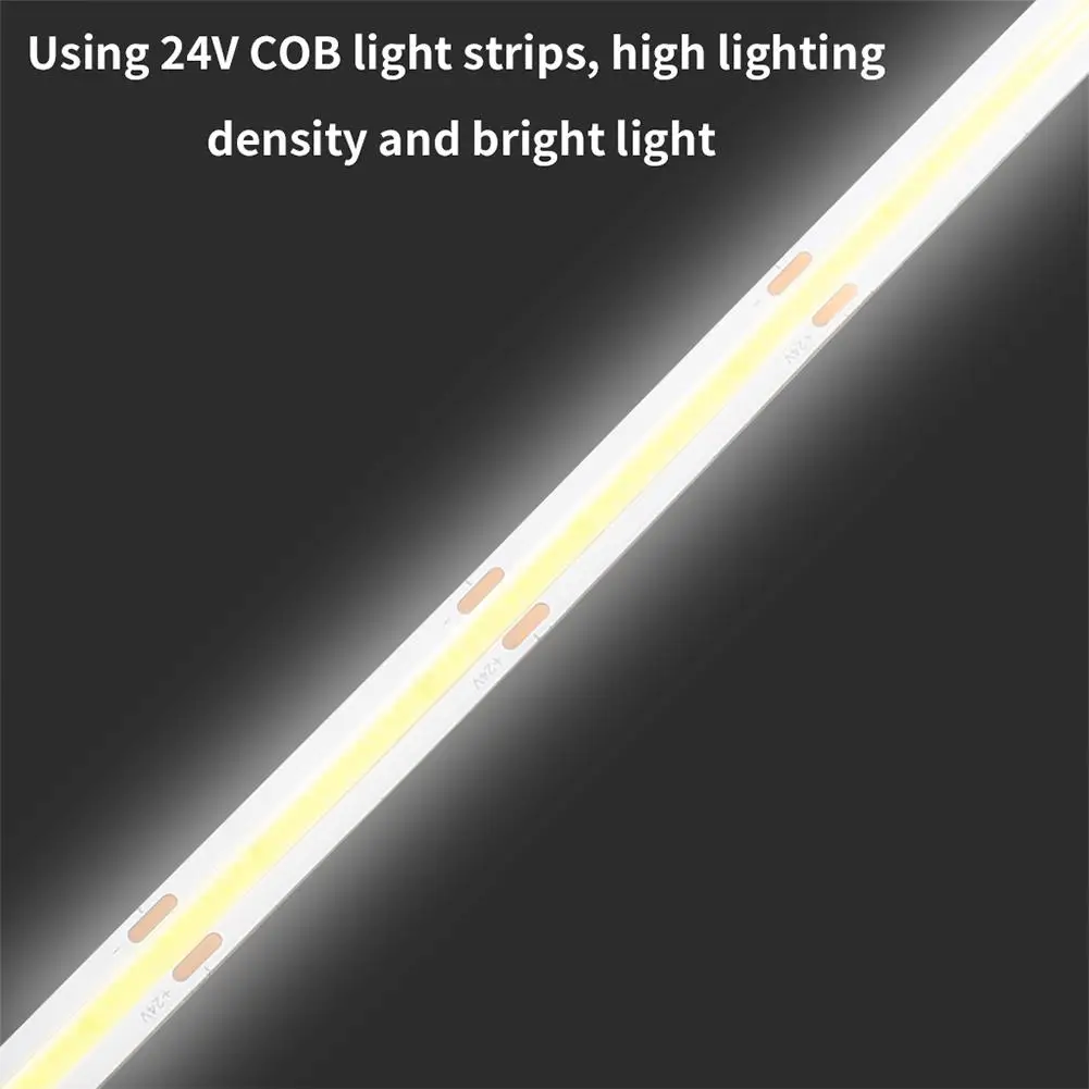 For Bambu Lab A1/A1 Mini LED Light Strip Adapter Fill Light Ra95 24V Super Bright CoB Light Strips 3D Printer A1mini Accessories