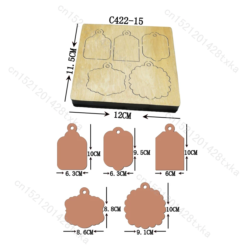 

Деревянный штамп-бирка для скрапбукинга, штампы для резки карточек, C422-15, новый