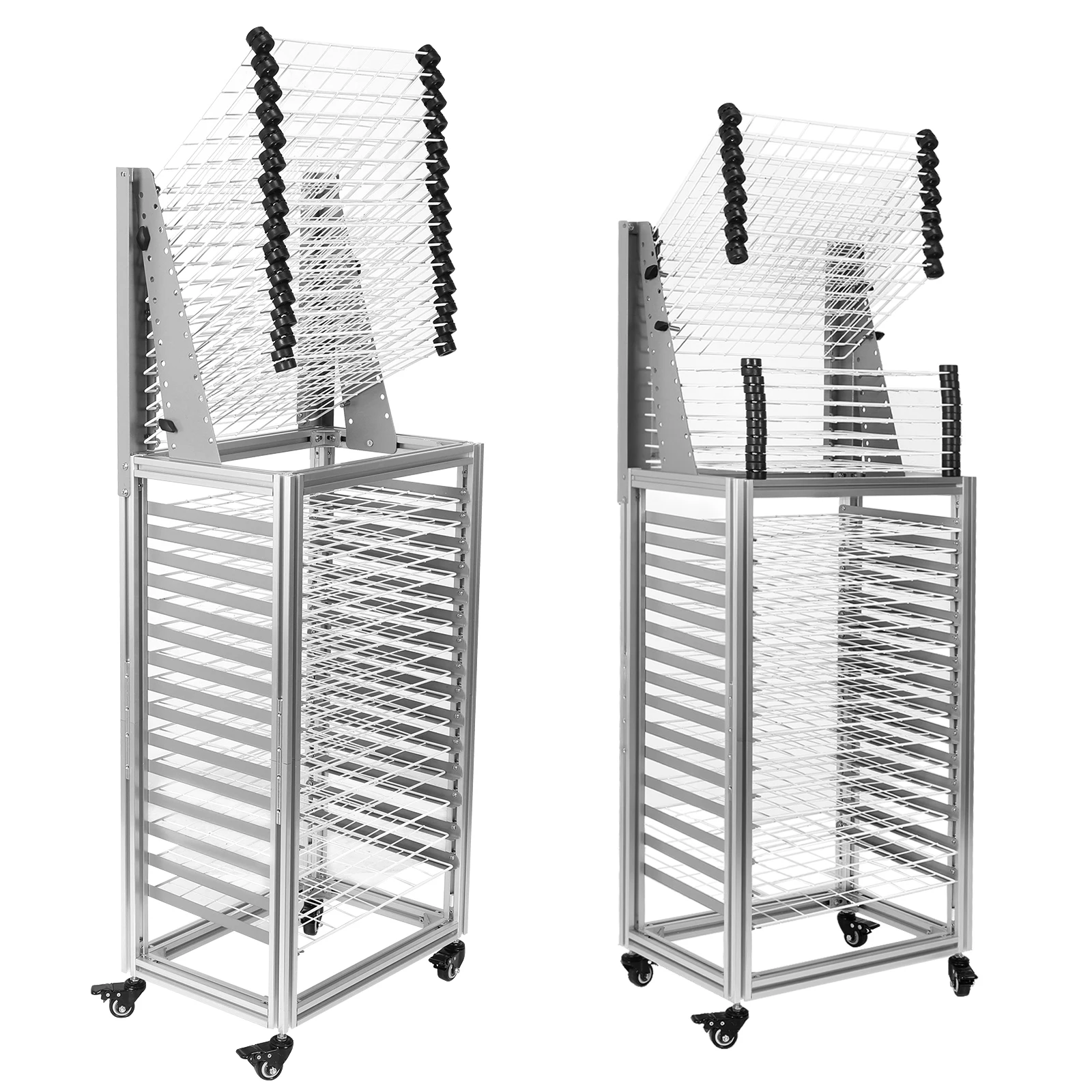 

Многоярусная напольная стойка для хранения художественных принадлежностей (30 ярусов), большой емкости, для школы, класса, студии