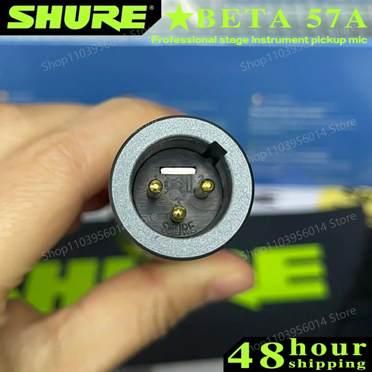 SHURE BETA 57A Wired Microphone Dynamic Cardioid Studio Home Record Handle Mic for Karaoke Music Stage Performance Live Mic